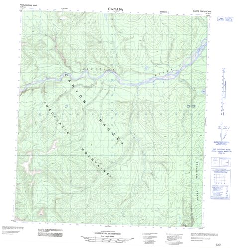 No Title Topographic Paper Map 095N14 at 1:50,000 scale