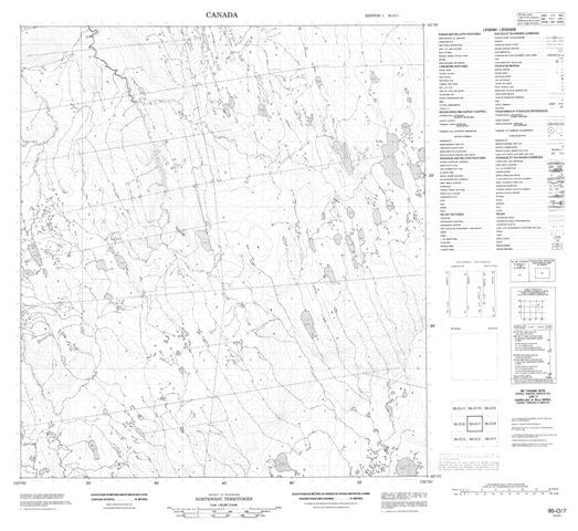 No Title Topographic Paper Map 095O07 at 1:50,000 scale