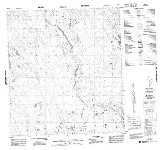 No Title Topographic Paper Map 095P02 at 1:50,000 scale