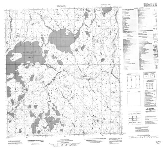 No Title Topographic Paper Map 095P06 at 1:50,000 scale