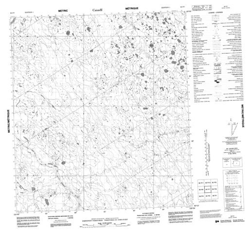 No Title Topographic Paper Map 095P07 at 1:50,000 scale