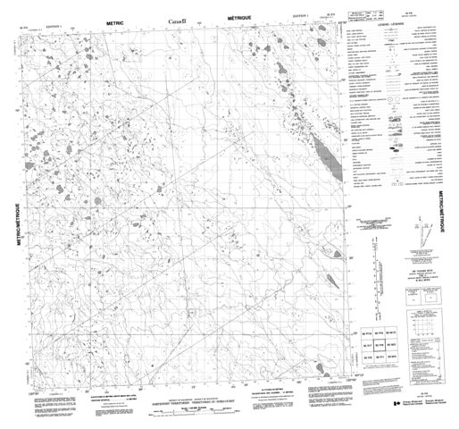 No Title Topographic Paper Map 095P08 at 1:50,000 scale