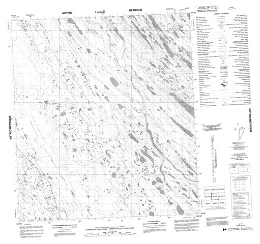 No Title Topographic Paper Map 095P09 at 1:50,000 scale