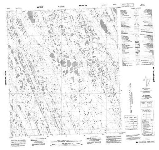 No Title Topographic Paper Map 095P15 at 1:50,000 scale