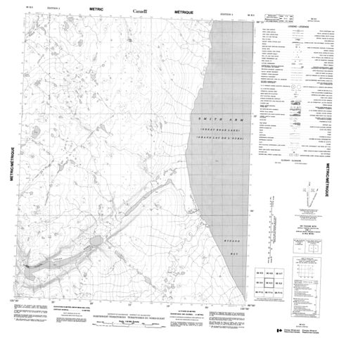 No Title Topographic Paper Map 096K03 at 1:50,000 scale