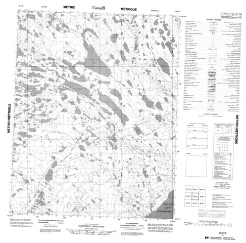 No Title Topographic Paper Map 096K06 at 1:50,000 scale
