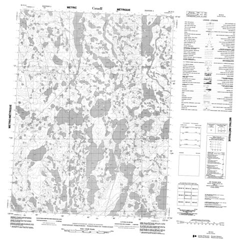 No Title Topographic Paper Map 096N12 at 1:50,000 scale