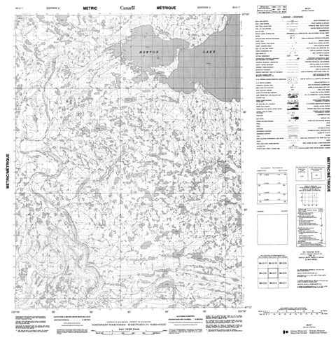 No Title Topographic Paper Map 096O07 at 1:50,000 scale