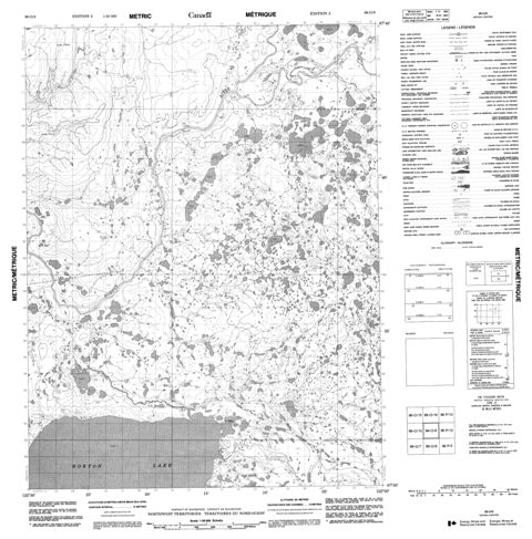 No Title Topographic Paper Map 096O09 at 1:50,000 scale