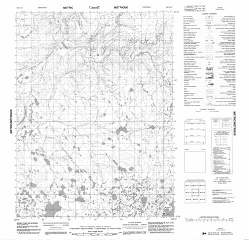 No Title Topographic Paper Map 096O10 at 1:50,000 scale