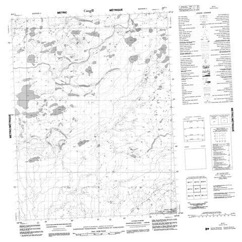 No Title Topographic Paper Map 096P01 at 1:50,000 scale