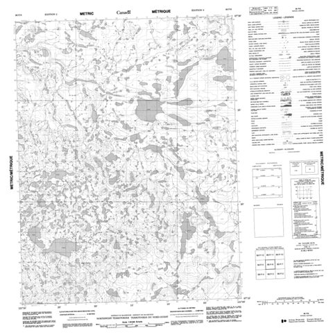 No Title Topographic Paper Map 096P06 at 1:50,000 scale