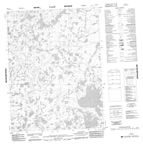 No Title Topographic Paper Map 096P09 at 1:50,000 scale