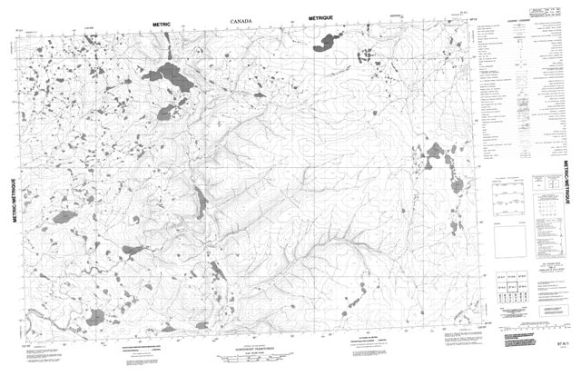 No Title Topographic Paper Map 097A01 at 1:50,000 scale