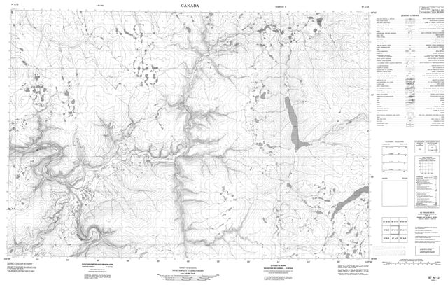 No Title Topographic Paper Map 097A12 at 1:50,000 scale