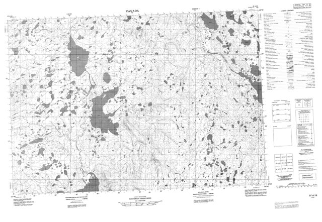 No Title Topographic Paper Map 097A16 at 1:50,000 scale