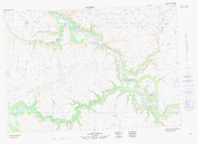 No Title Topographic Paper Map 097C03 at 1:50,000 scale
