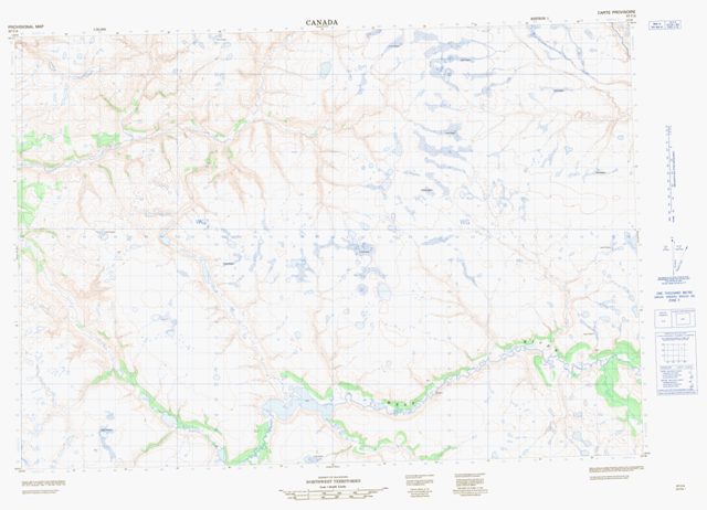 No Title Topographic Paper Map 097C04 at 1:50,000 scale