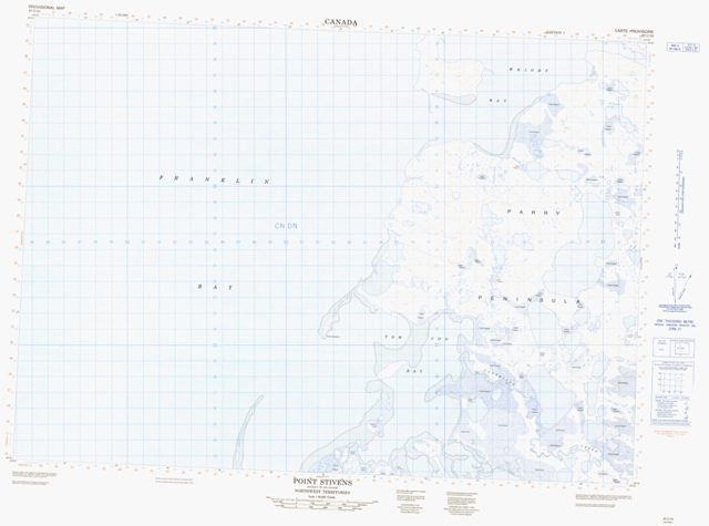 Point Stivens Topographic Paper Map 097C10 at 1:50,000 scale