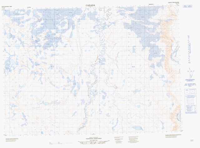 No Title Topographic Paper Map 097C12 at 1:50,000 scale