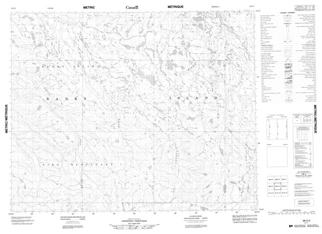 No Title Topographic Paper Map 098A03 at 1:50,000 scale
