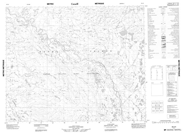 No Title Topographic Paper Map 098A06 at 1:50,000 scale