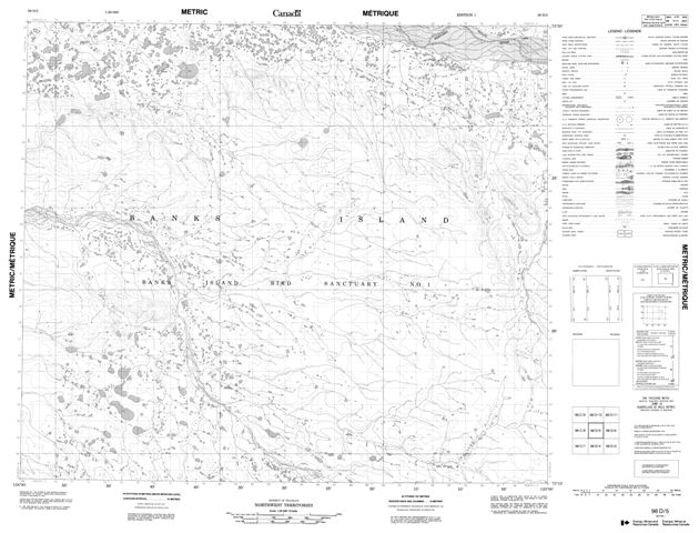 No Title Topographic Paper Map 098D05 at 1:50,000 scale