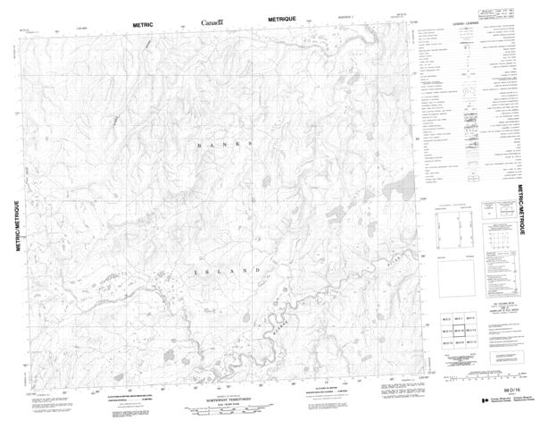 No Title Topographic Paper Map 098D16 at 1:50,000 scale