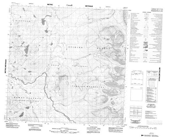 No Title Topographic Paper Map 104O12 at 1:50,000 scale