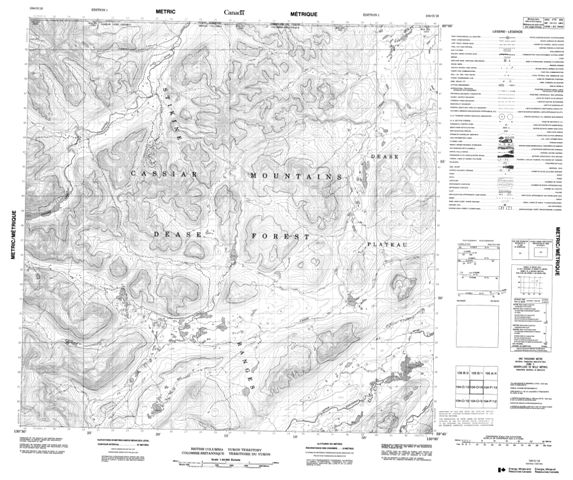 No Title Topographic Paper Map 104O16 at 1:50,000 scale