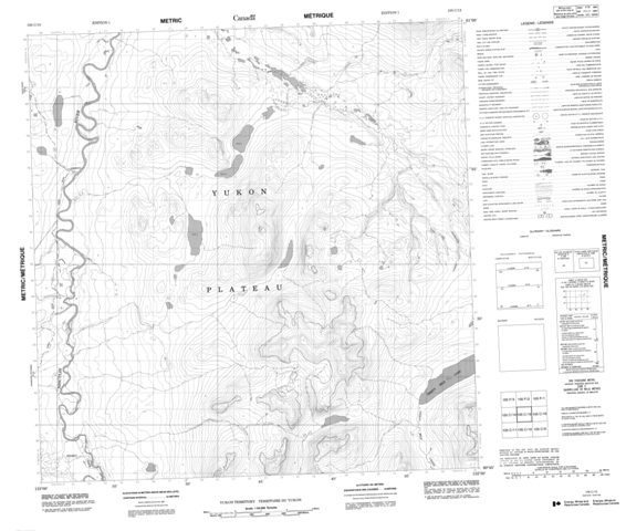 No Title Topographic Paper Map 105C15 at 1:50,000 scale
