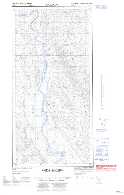 Mason Landing Topographic Paper Map 105E07E at 1:50,000 scale