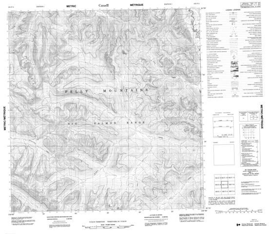 No Title Topographic Paper Map 105F05 at 1:50,000 scale