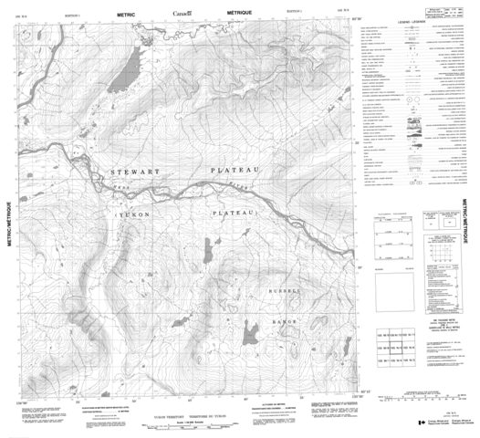 No Title Topographic Paper Map 105N05 at 1:50,000 scale