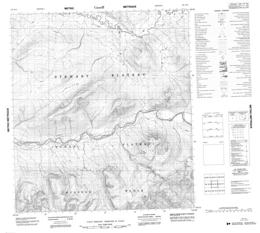 No Title Topographic Paper Map 105N06 at 1:50,000 scale