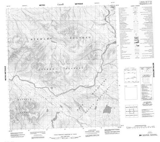 No Title Topographic Paper Map 105N07 at 1:50,000 scale