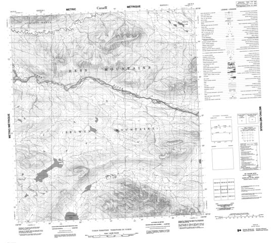 No Title Topographic Paper Map 105N08 at 1:50,000 scale