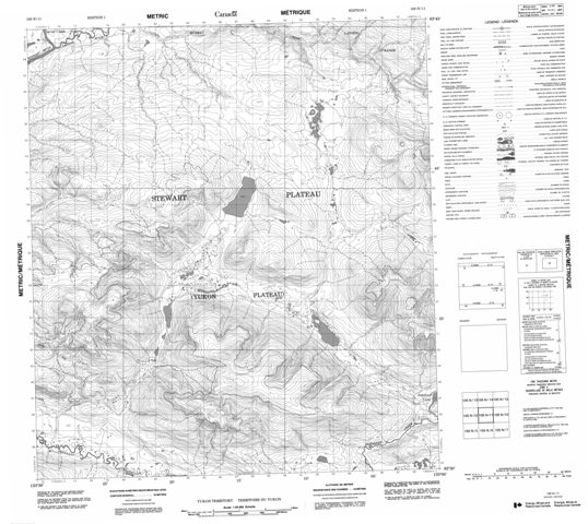 No Title Topographic Paper Map 105N11 at 1:50,000 scale