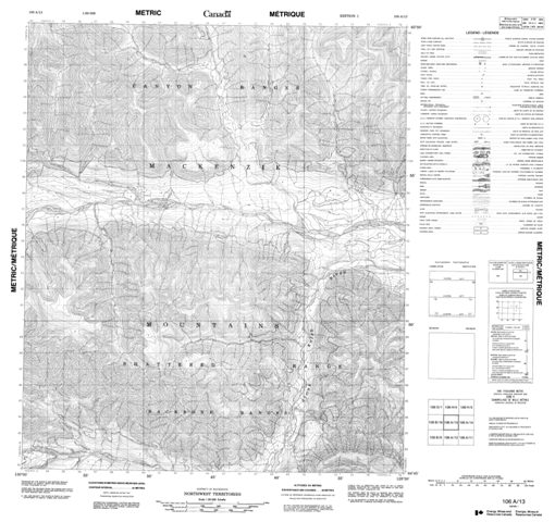 No Title Topographic Paper Map 106A13 at 1:50,000 scale