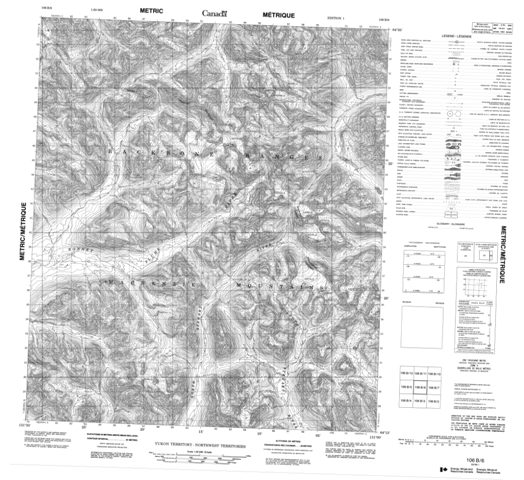 No Title Topographic Paper Map 106B06 at 1:50,000 scale