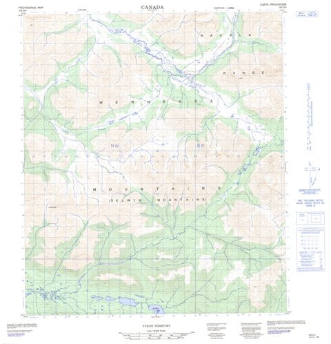 No Title Topographic Paper Map 106D08 at 1:50,000 scale