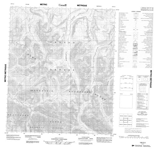 No Title Topographic Paper Map 106G02 at 1:50,000 scale