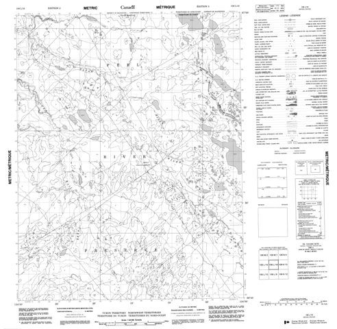No Title Topographic Paper Map 106L16 at 1:50,000 scale