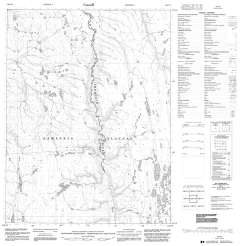 No Title Topographic Paper Map 106P06 at 1:50,000 scale