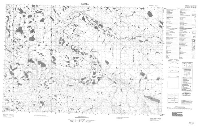 No Title Topographic Paper Map 107A06 at 1:50,000 scale