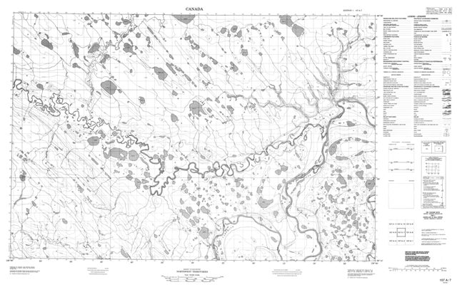 No Title Topographic Paper Map 107A07 at 1:50,000 scale