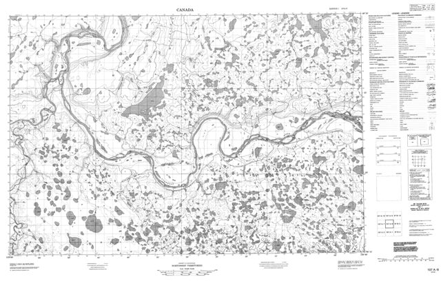 No Title Topographic Paper Map 107A08 at 1:50,000 scale