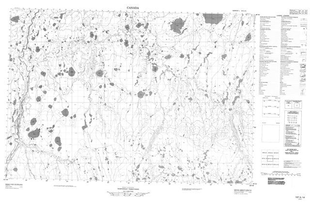 No Title Topographic Paper Map 107A14 at 1:50,000 scale