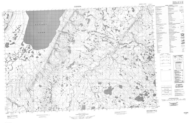 No Title Topographic Paper Map 107B08 at 1:50,000 scale