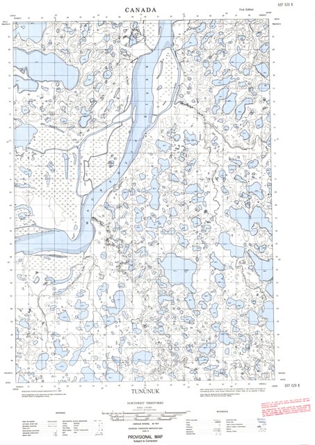 Tununuk Topographic Paper Map 107C03E at 1:50,000 scale